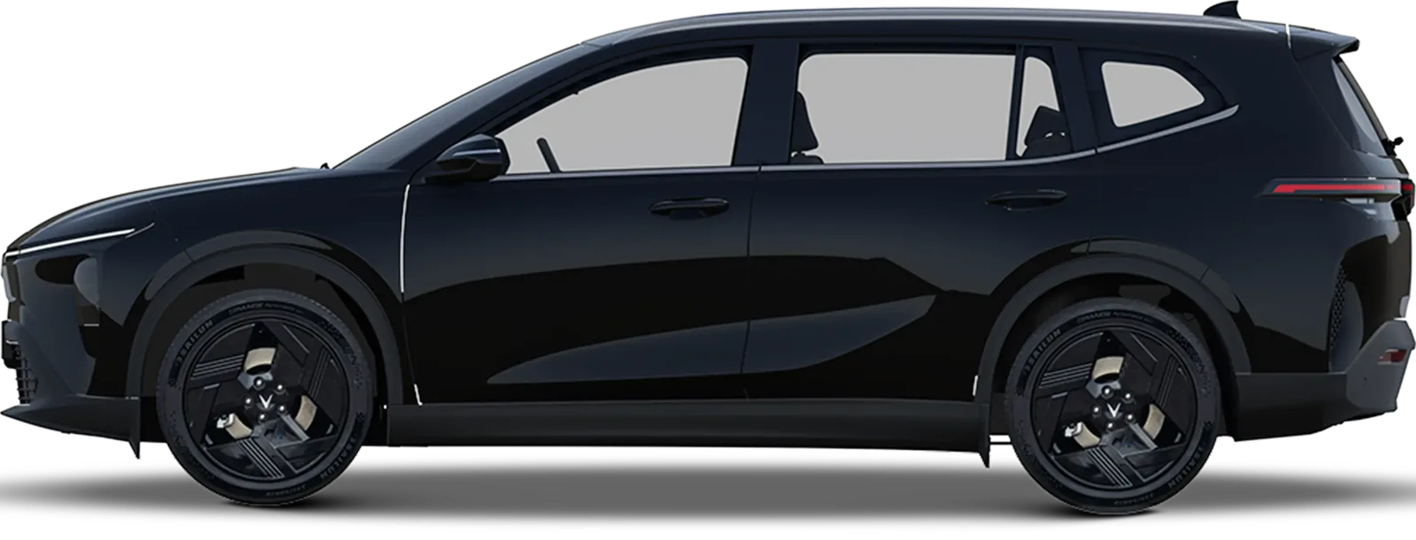VinFast VF MPV 7 màu đen, nhìn ngang