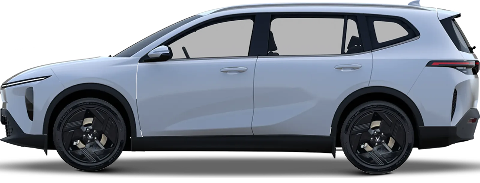 VinFast VF MPV 7 màu trắng, nhìn ngang